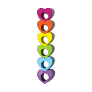 Ooly Heart Ring Crayons-- Set of 6