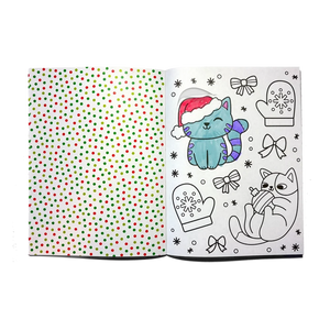 Ooly Stickiville: Color-in' Sticker Book-- Jolly Cheer Doodles