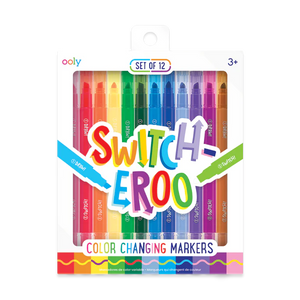 Ooly Switch-eroo! Color Changing Markers -- Set of 12