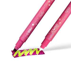 Ooly Switch-eroo Sparkle Glittery Color Changing Markers-- Set of 12