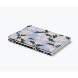 Rifle Paper Co Assorted Set of 3 Hydrangea Notebooks