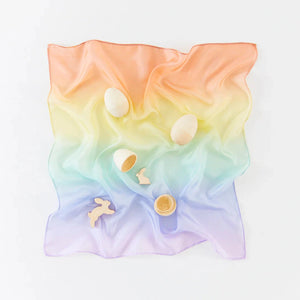 Sarah's Silks Mini Soft Rainbow Playsilk