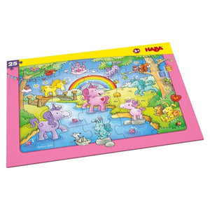 Unicorn Glitterluck Frame Puzzle by Haba