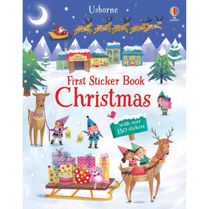 Usborne: First Sticker Book Christmas Book