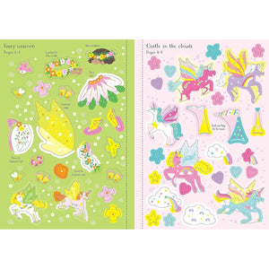 Usborne Little Sticker Dolly Dressing: Unicorns