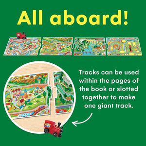Usborne Wind-Up Train Toy and Book Combo