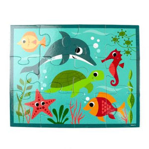 12-Piece Puzzle Pouch -- Under the Sea