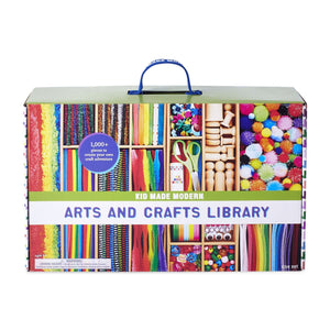 arts & crafts library packaging, front of package