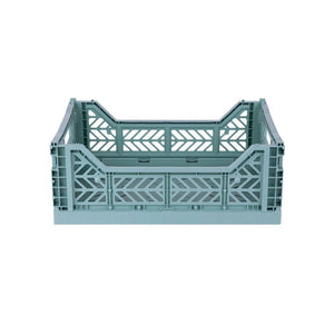 Aykasa Medium Folding Crate in Teal