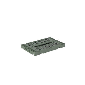 Aykasa Small Folding Crate in Almond Green