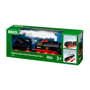 BRIO 33884 Battery-Operated Steaming Engine