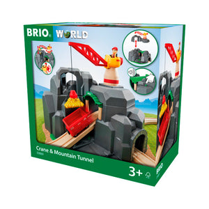 BRIO 33889 Crane and Mountain Tunnel