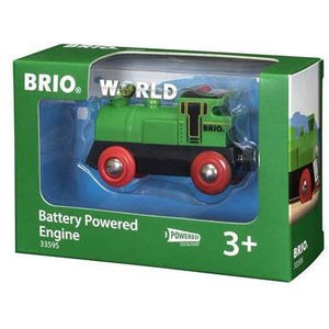 green battery-powered engine packaging