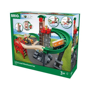 BRIO 33887 Lift & Load Warehouse Set