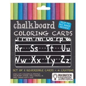 Imagination Starters Chalkboard MiniMats: Letters and Shapes