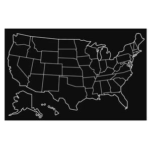 Imagination Starters Chalkboard Placemat: U.S. Map