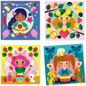 Djeco Surprise Watercolor Painting Set -- Snack Time