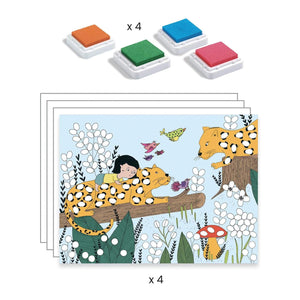 Djeco Touch and Paint! Finger Painting Kit