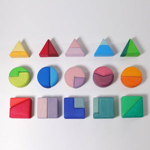 Grimm's Triangle, Square, Circle Building Set