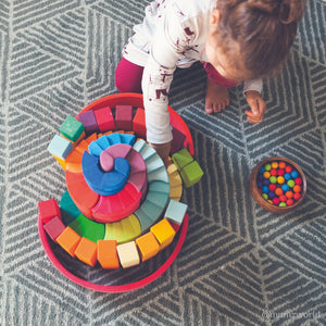 Grimm's Counter-Rotating Stepped Spiral