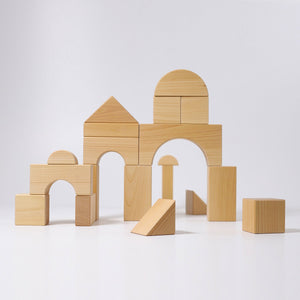building blocks stacked as a castle