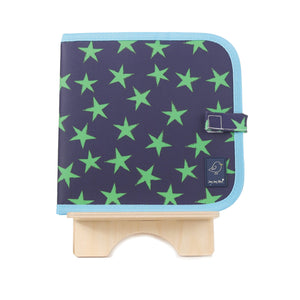 Jaq Jaq Doodle It & Go Erasable Book -- Blue/Green Stars