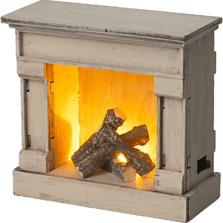 Maileg Fireplace -- Off White