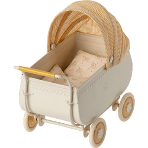 Maileg Pram, Micro -- Yellow