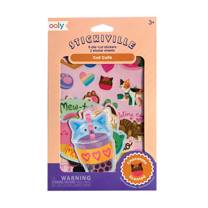 Ooly Stickiville Stickers -- Cat Cafe
