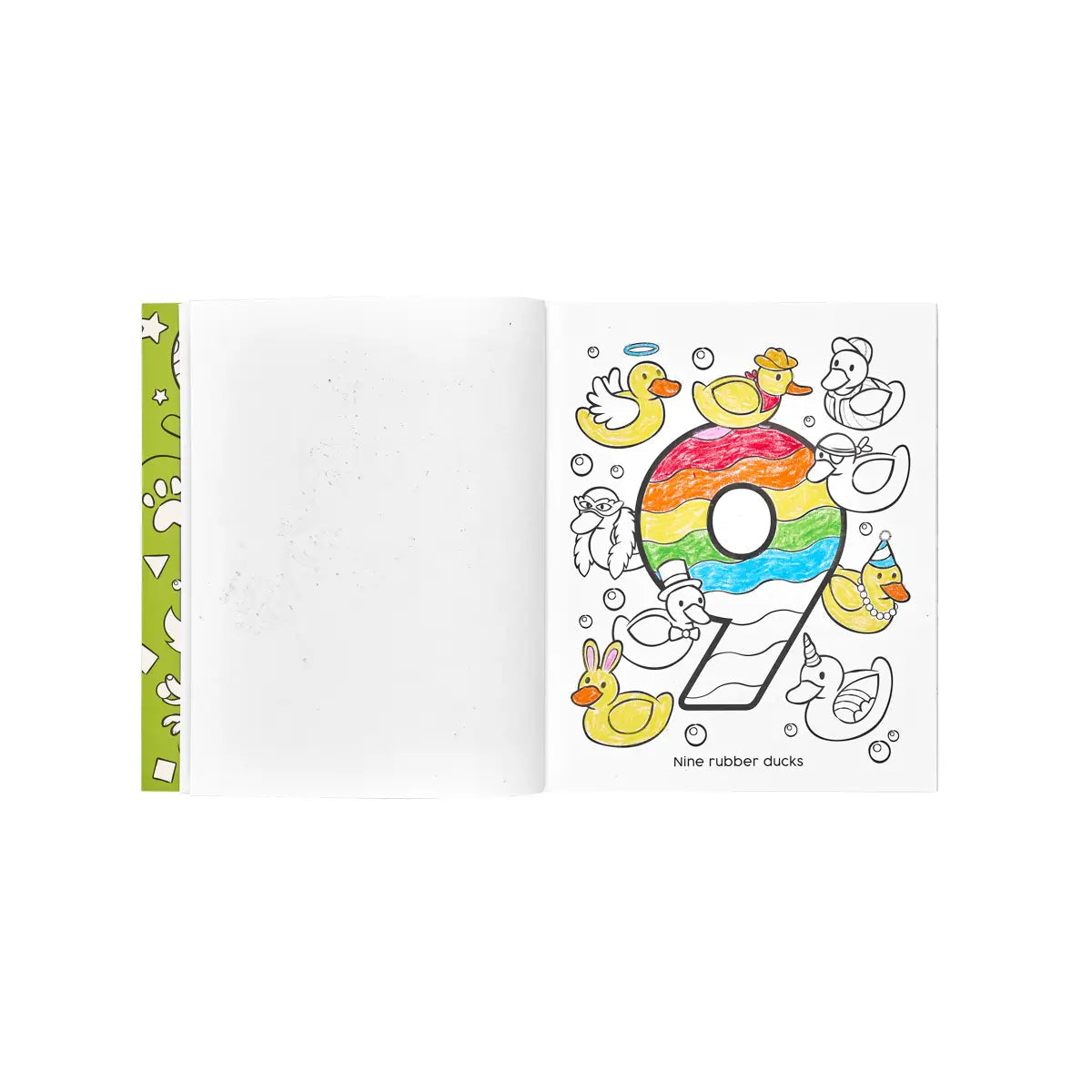 Ooly Toddler Color-in' Book: 123 Shapes & Numbers