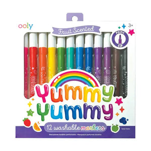 Ooly Yummy Yummy Scented Markers -- Set of 12