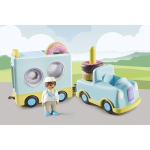 Playmobil 1.2.3 Crazy Donut Truck