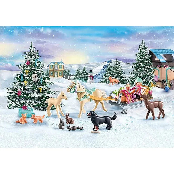 Playmobil Advent Calendar -- Horses of Waterfall - Christmas Sleigh Ride