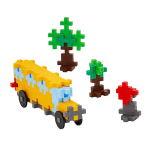 Plus-Plus Tube -- 70 Piece: School Bus