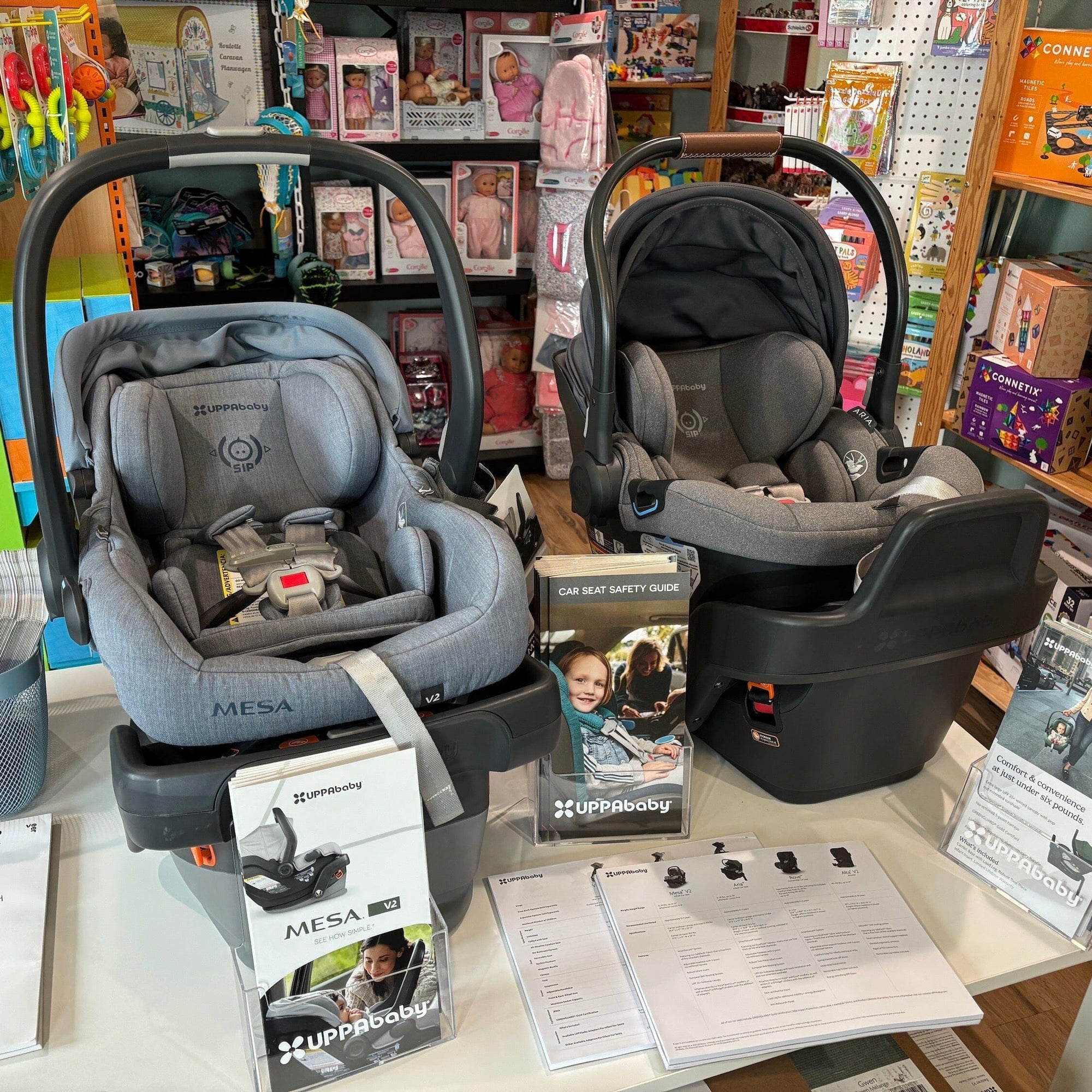 UPPAbaby Infant Car Seats: Aria Versus Mesa
