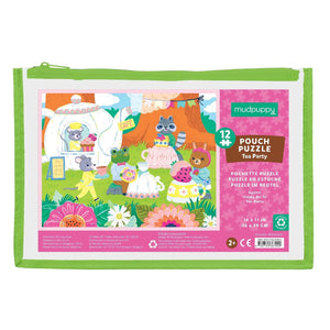 12-Piece Puzzle Pouch -- Tea Party