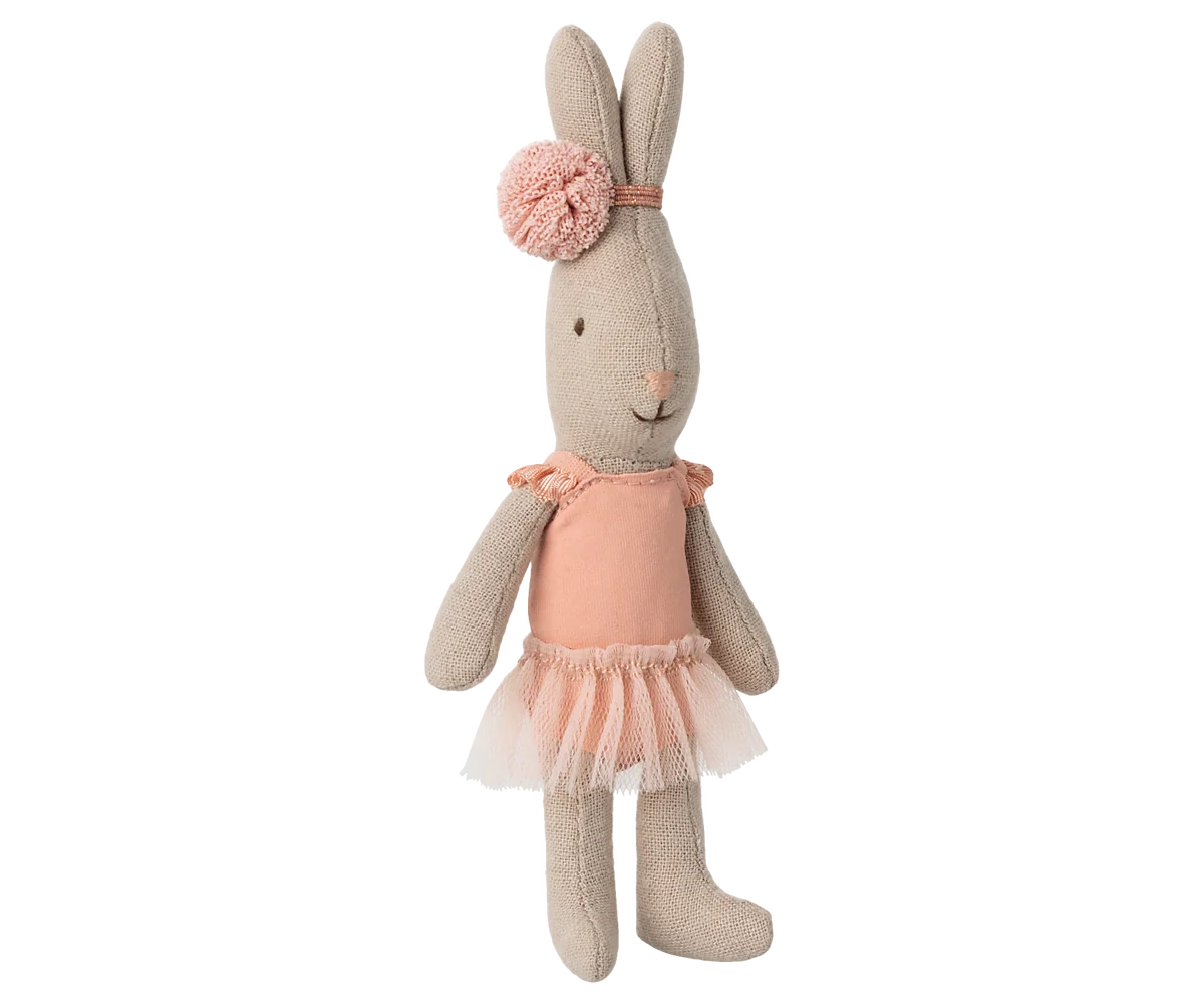 Maileg Rabbit Micro-- Ballet Suit and Skirt Rose