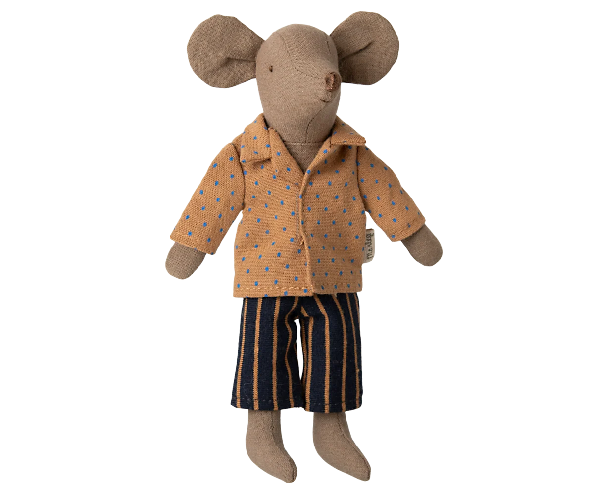 Maileg Shirt and Striped Pants, Dad Mouse