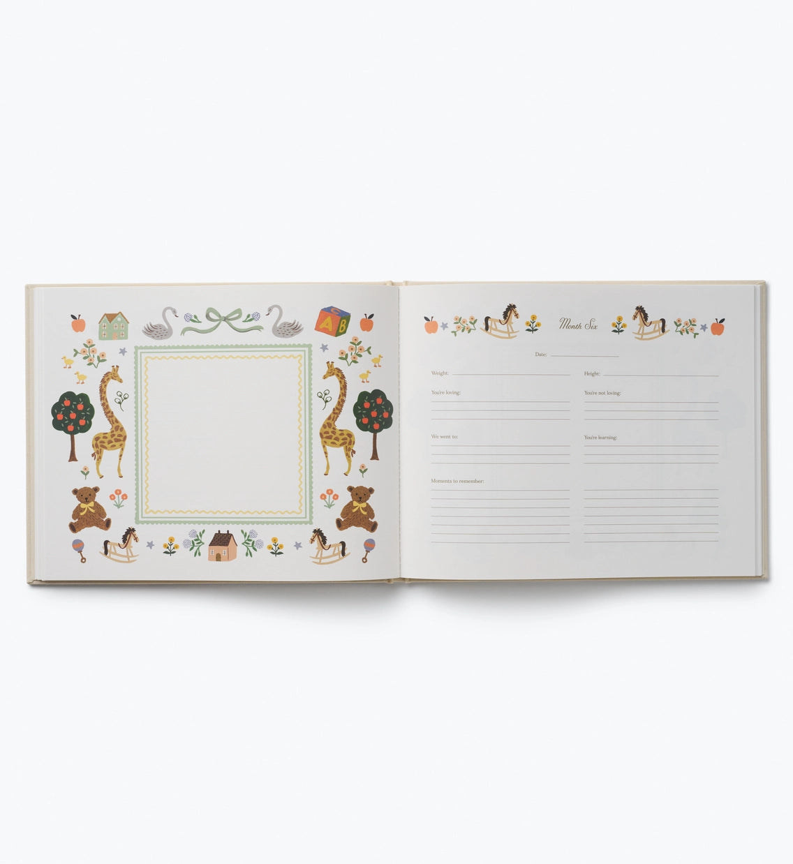 Rifle Paper Co Storybook Embroidered Baby Book