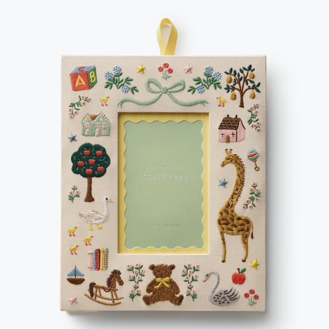 Rifle Paper Co Storybook Embroidered Picture Frame