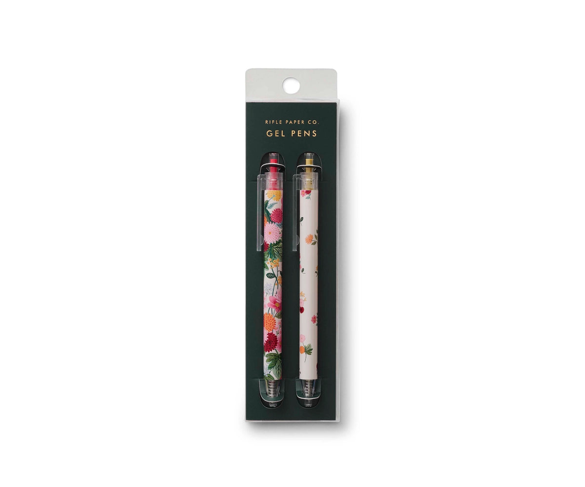 Rifle Paper Co Dahlia Set of 2 Gel Pens