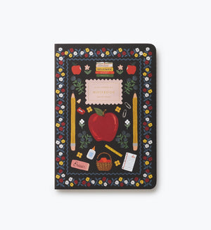 Rifle Paper Co Assorted Set of 3 Schoolhouse Notebooks