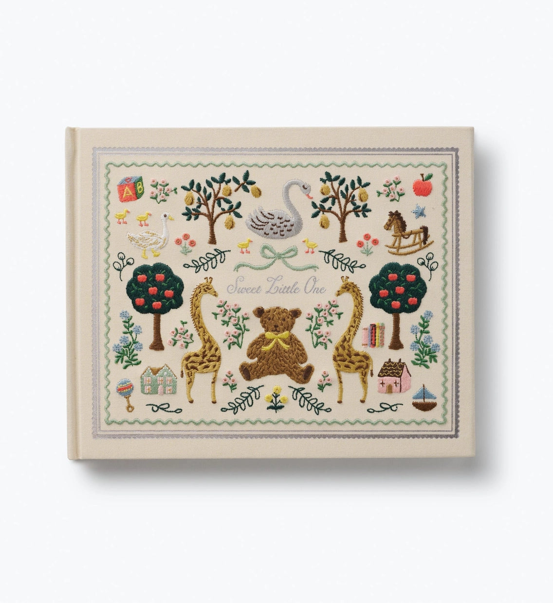 Rifle Paper Co Storybook Embroidered Baby Book