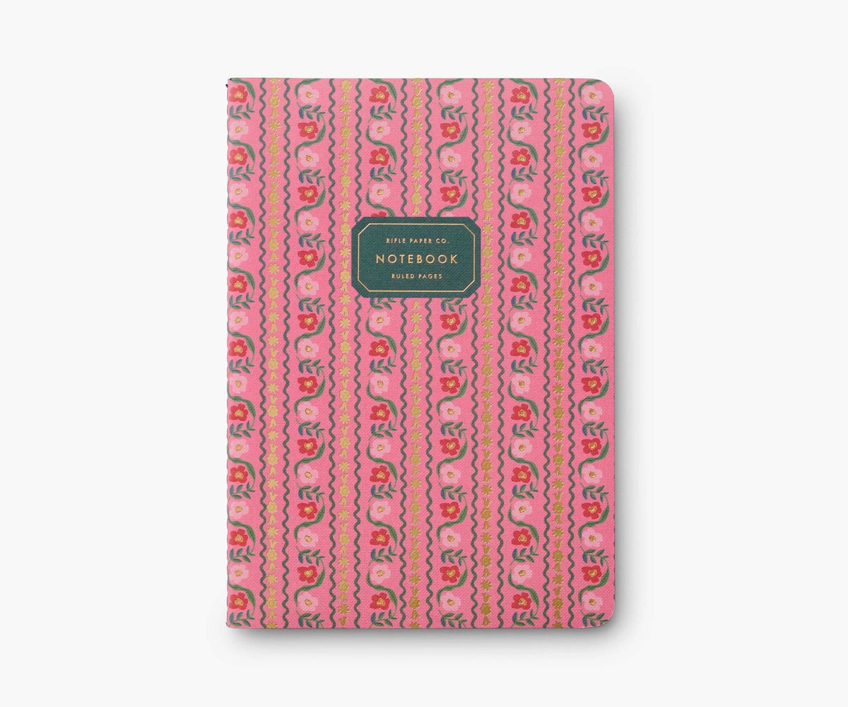Rifle Paper Co Assorted Set of 3 Dahlia Notebooks