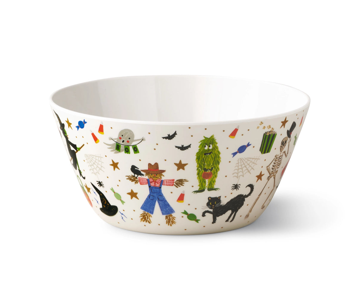 Rifle Paper Co Halloween Parade Melamine Serving Bowl