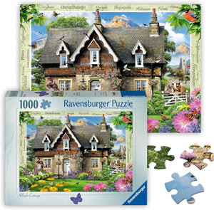 Ravensburger Hillside Cottage 1000 Piece Puzzle