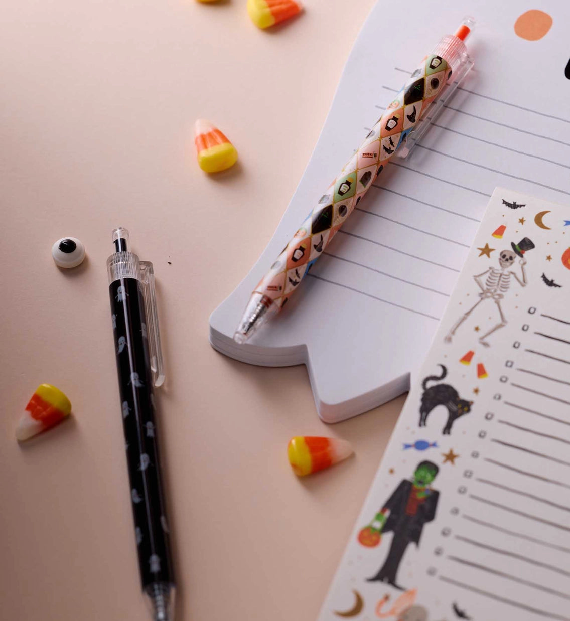 Rifle Paper Co Halloween Argyle Gel Pen Set of 2