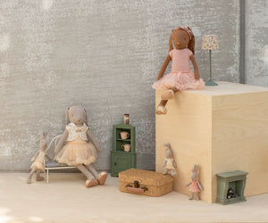 Maileg Rabbit Micro-- Ballet Suit and Skirt Rose