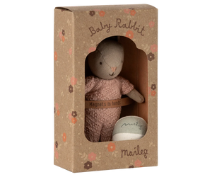 Maileg Rabbit Set-- Sand-- Rose