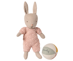 Maileg Rabbit Set-- Sand-- Rose